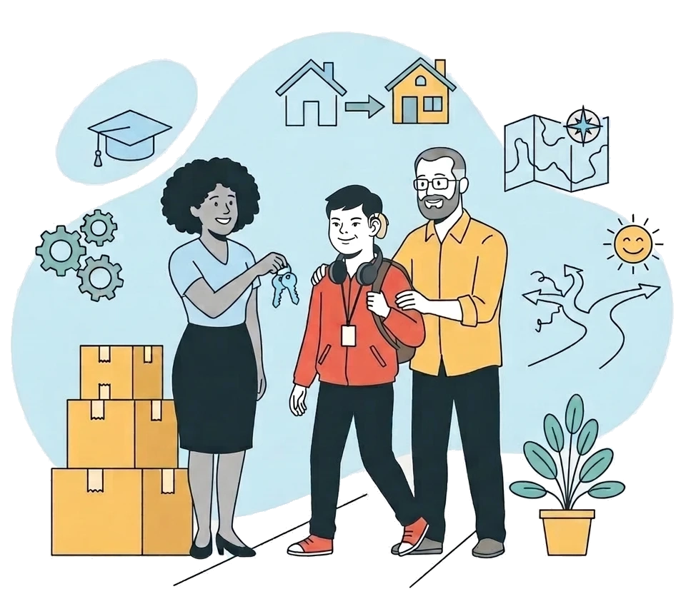 Person with disability with lots of life possibilities