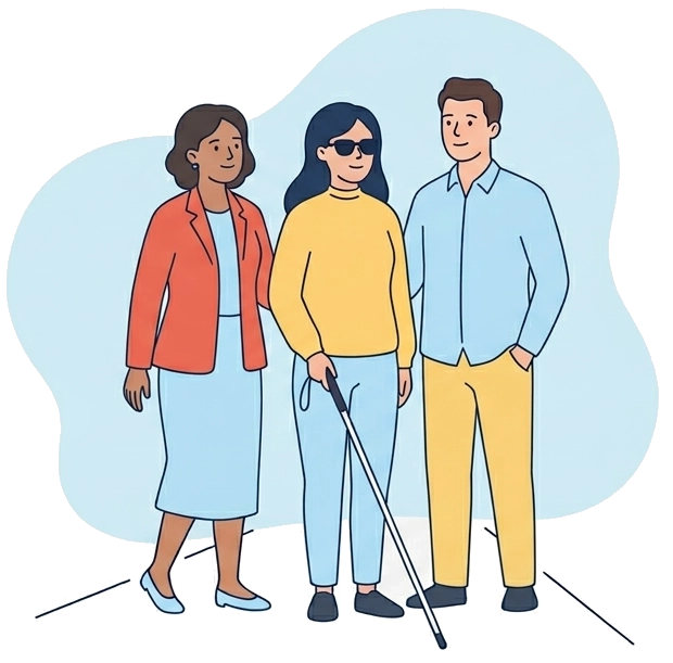 Disabled person finding their path and community in life